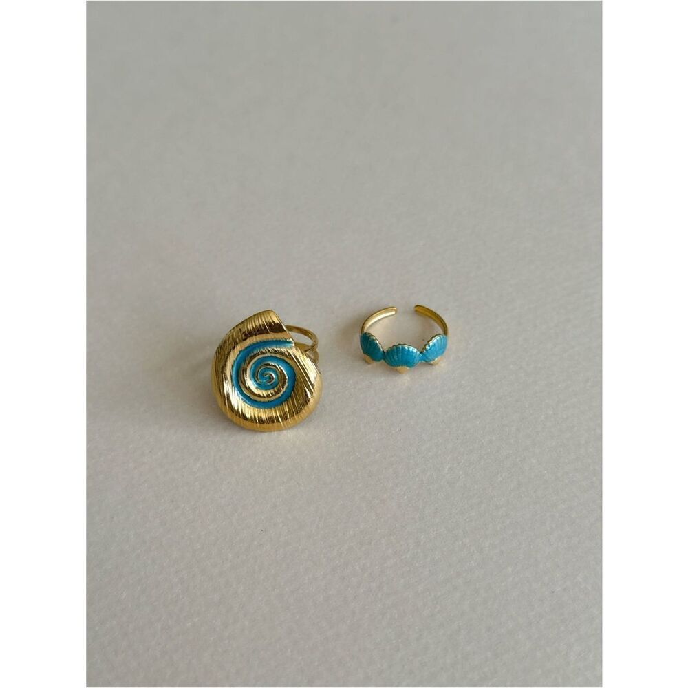 Shell ring set #2563 - Picture 5 of 5